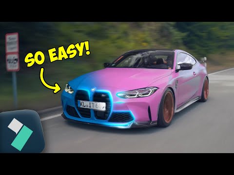 Create INSANE COLOR CHANGE EFFECT - Filmora 12