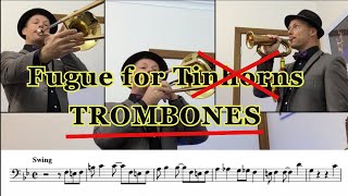 Video thumbnail for Fugue for Tinhorns - Trombone cover by Kyle Raftery