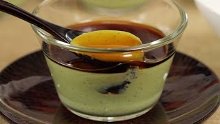 Matcha Panna Cotta Recipe (Green Tea Dessert) | Cooking with Dog