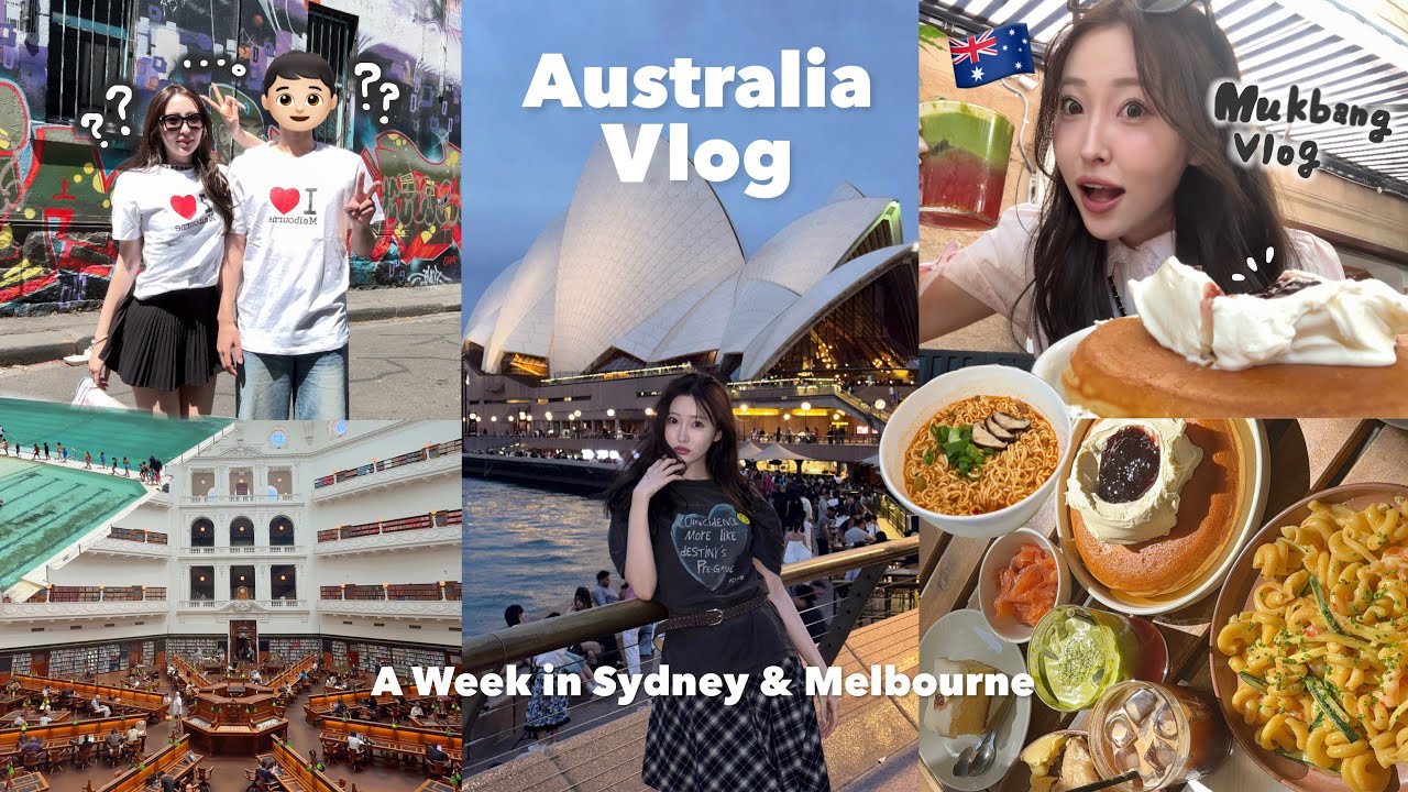 【Vlog】特別ゲスト登場で大満喫なシドニー&メルボルン🇦🇺🚂カフェ、ショッピング、自然、全部楽しむ一週間🛍️💕