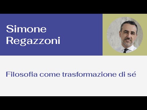 Filosofia come trasformazione di sé