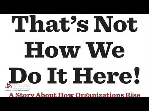 That's not how we do it here!