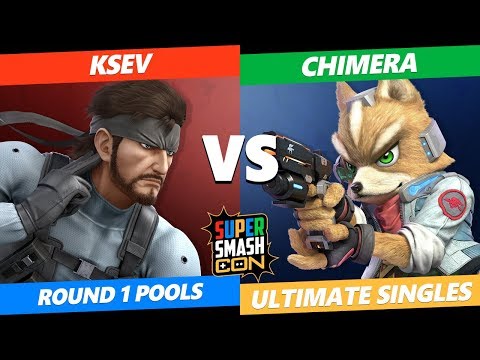 SSC 2019 SSBU -  KSev (Snake) VS  Chimera (Fox) Smash Ultimate Round 1 Pools