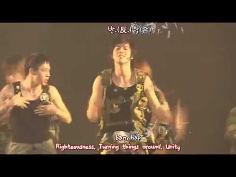 DBSK 동방신기 - "O"-Jung.Ban.Hap. ("O"-正.反.合) 2nd Asia Tour "O" [eng + rom + hangul + karaoke sub]