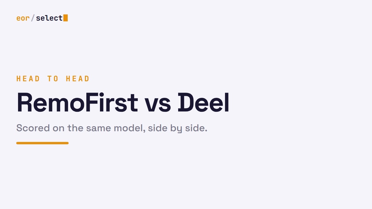 RemoFirst vs Deel, compared on video
