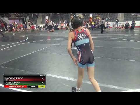 65 Lbs Cons. Round 3 - Mackenzie Moe, Team Indiana Vs Jessica Dean, Team New Jersey 12a2