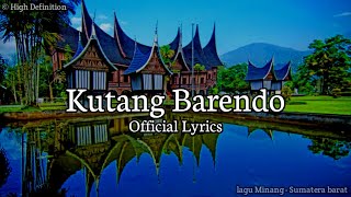 Download lagu lagu Minang || Kutang Barendo || Lyrics mp3