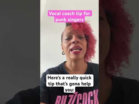 Vocal coach tip for rock, punk and metal singers… #rocksinging #punkrockvocalist #singingtips