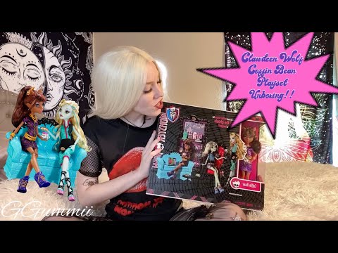 Monster High Coffin Bean Clawdeen Wolf Playset Unboxing!!