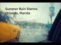 Driving Into A Rain Storm In Orlando FL