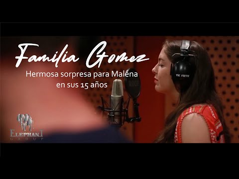 Familia mendocina sorprende a Quinceañera y se animaron a cantar Abel Pintos | Estudio Diapasón