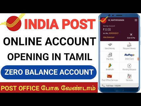 post office online account opening tamil | how to open post office account | ippb account opening