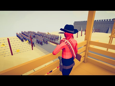 CAN 150x SHERIFF CLEAR GANG BASE? - Totally Accurate Battle Simulator TABS