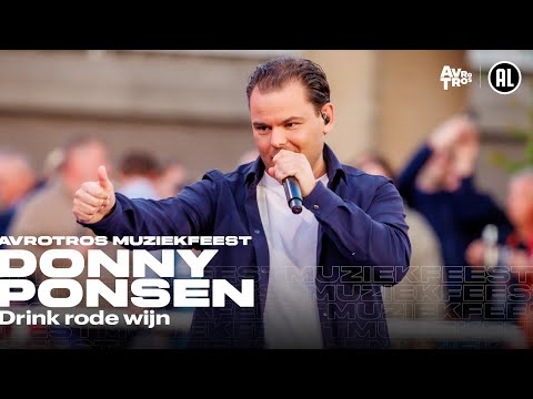 Donny Ponsen - Drink rode wijn (LIVE) • Muziekfeest op het Plein 2024