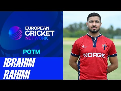 POTM Match 3: I.Rahimi - NOR vs HUN | Highlights | ECN Norway T20I, 2025 | 17 Aug 2025 | ECN25.086