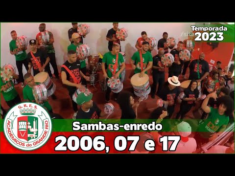 Grande Rio 2006, 2007 e 2017 | Samba ao vivo no Salgueiro Convida #SC23