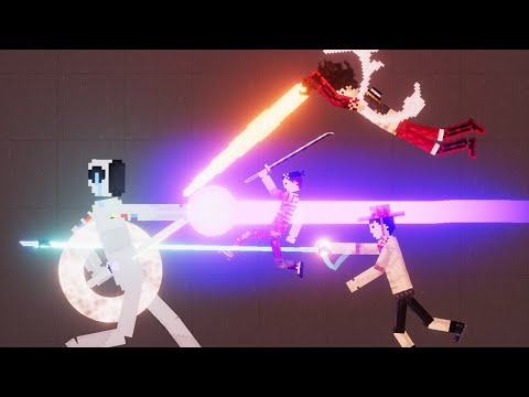 Dubstep Mod #4: Dubstep Robot vs One Piece Characters - People Playground 1.21.3