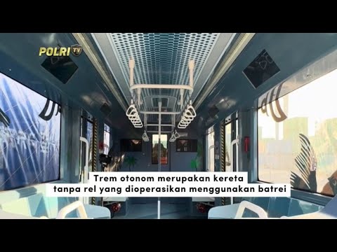 UJI COBA TREM OTONOM PERTAMA INDONESIA DI IKN
