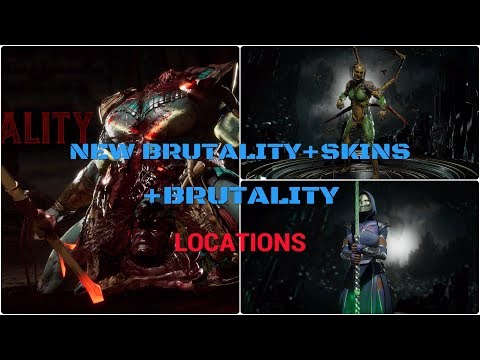MORTAL KOMBAT 11-KRYPT LOCATIONS-SHAO KAHN FATALITY-JACQUI BRUTALITY-DVORAH SKINS|UHD
