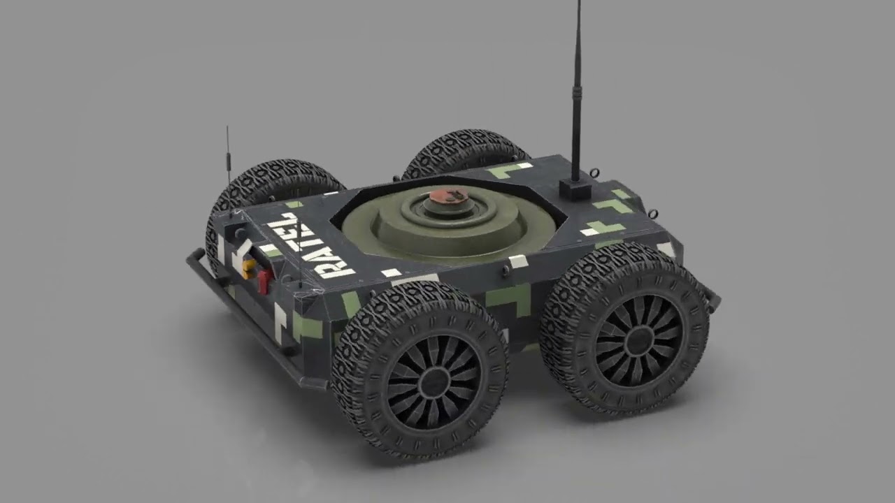Ratel S 超现实无人地面车辆 3D 模型