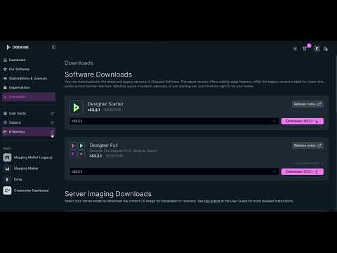 MyDisguise: How to Access Software and Portal Resources