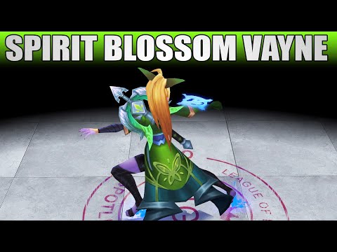 Spirit Blossom Vayne Emerald Chroma - League Of Legends