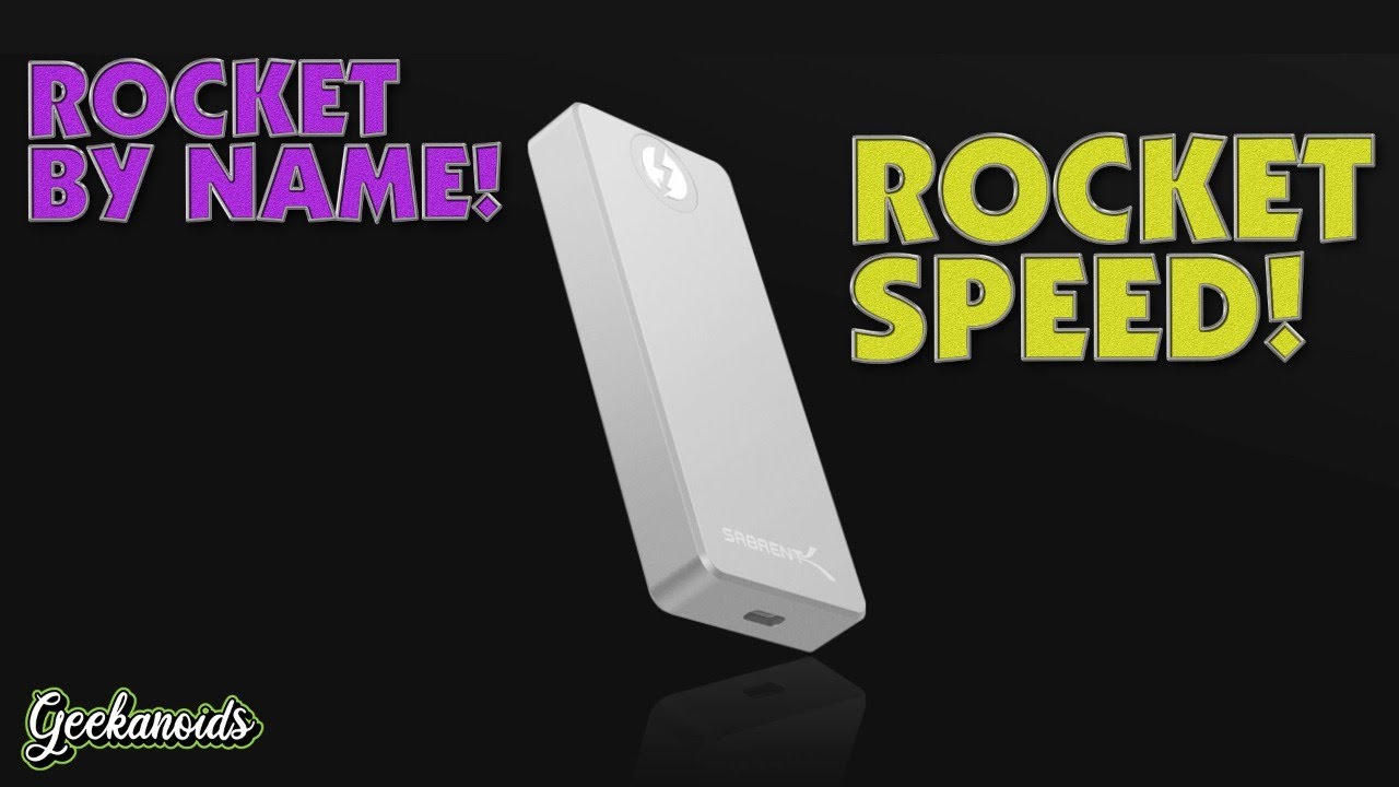 SUPER FAST !!! Sabrent ROCKET XTRM 1TB Thunderbolt 3 External SSD Speed Test Review