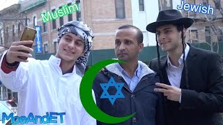 Muslim & Jewish - side by side