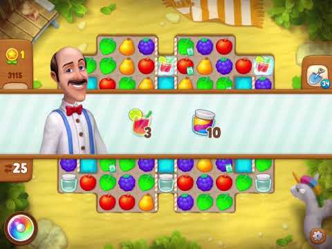 Gardenscapes Level 3115 With No Boosters - Rooftop Garden: Small Flowerbed