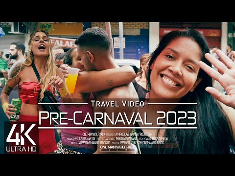 【4K 60fps】🇧🇷 RIO DE JANEIRO PRE CARNIVAL 2023 🚶 «The Party of your Life» 🎧 ORIGINAL SOUNDS