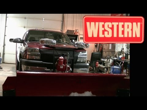 Western Pro Snow Plow Install on Dads 04 Silverado 2500HD Duramax