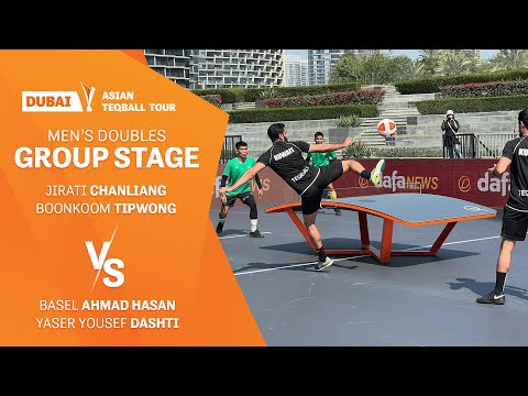 Asian Teqball Tour - Dubai | Men's Doubles | J.Chanlilang, B.Tipwong vs B.Ahmad Hasan, Y.Dashti