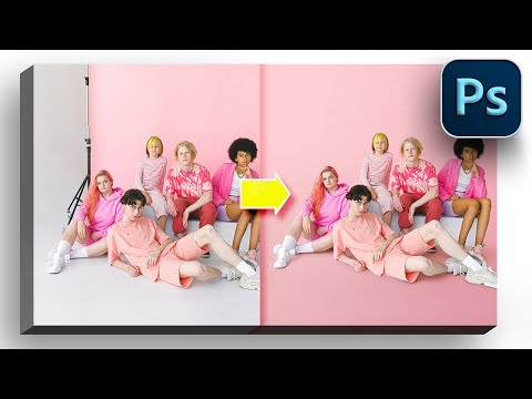 How to create backgrounds for photos in Photoshop