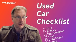 Buying a Used Car Checklist: How to Inspect for Red Flags