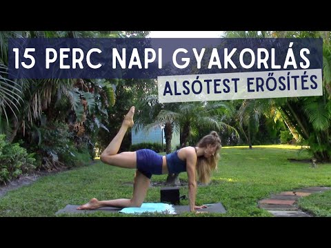 Jóga Kezdőknek - 15 perc napi gyakorlás | Alsótest erősítés