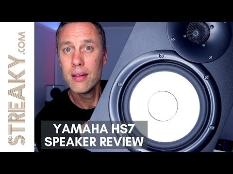 Yamaha HS7 6.5" Powered Studio Monitor (Pair + Cables & Isolation Pads) White image 10