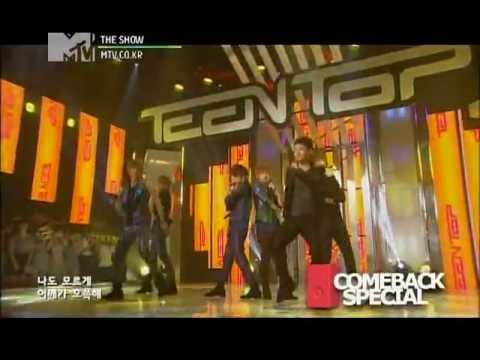 110805 TeenTop Preforming No More Perfume On You Live On MTV THE SHOW