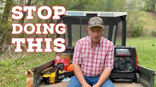 Homesteaders And Farmers - Stop Doing This!