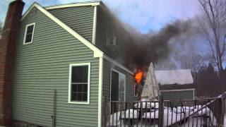 preview picture of video 'Structure Fire East Hill Rd. Canton, Ct.'