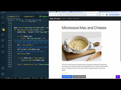 let user add a recipe tag