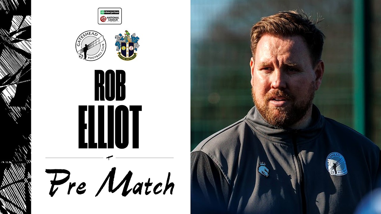 💬 “Stick to the things we’ve done | Rob Elliot pre-Sutton United (H) | INTERVIEW