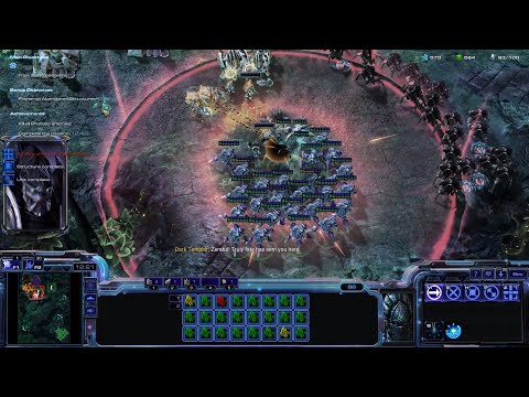 StarCraft 2 Three Races Co-op Campaign: Wing of Liberty Mission 11 - A Sinister Turn