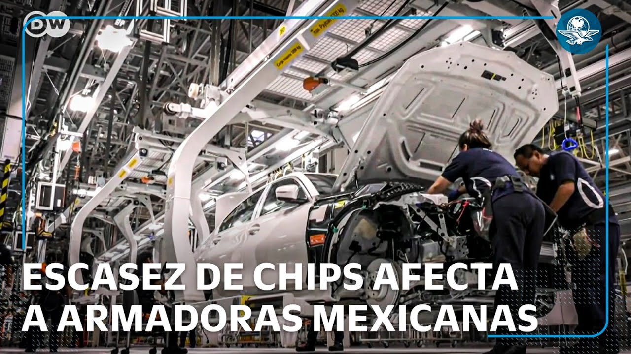 Producción de autos cae en México por escasez de chips