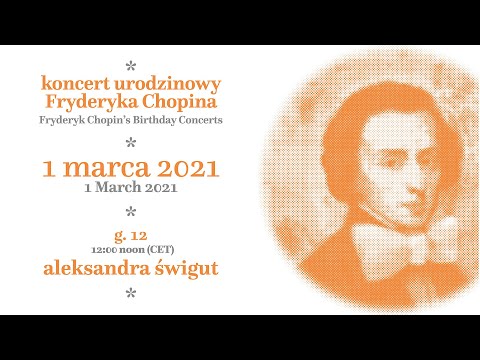 Birthday Concerts 2021: Aleksandra Świgut