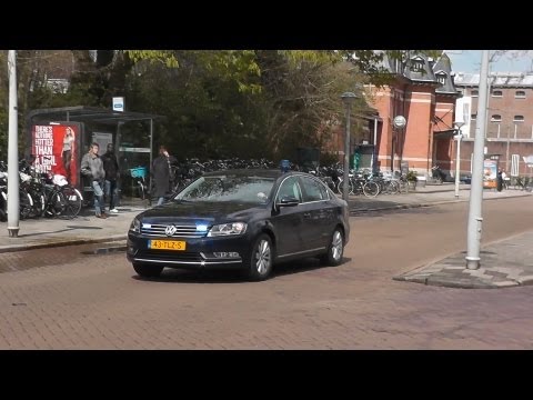PRIO 1 Onopvallende Politie met hoge snelheid naar een onbekende melding in Amsterdam