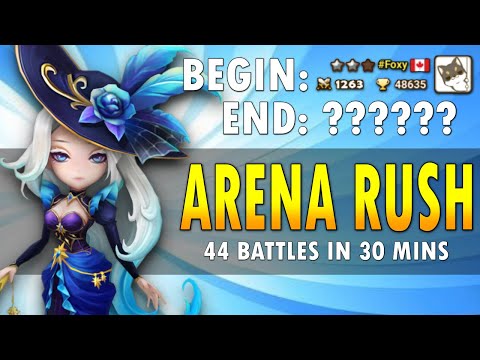 Arena Rush starting at 1263 (30 minutes) TOO AMBITIOUS? - Summoners War