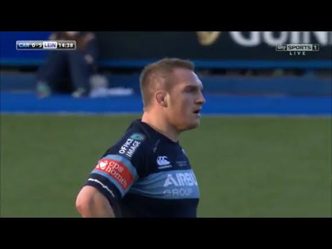 Gethin Jenkins superb and legal dump tackle on Noel Reid