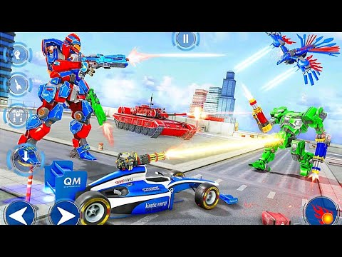 POLICE TANK ROBOT TRANSFORM 3D GAMES #1 - ANDROID GAMEPLAY