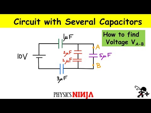 Circuit with Several Capacitors