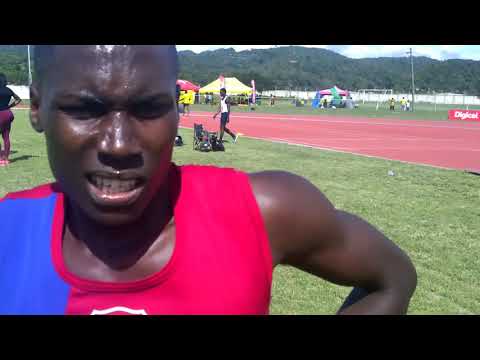 Bridgeport Malik Smith  class 1 boys 400m winner